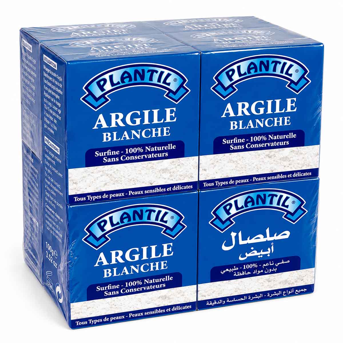 Argile blanche surfine Plantil 100g x 12 lot