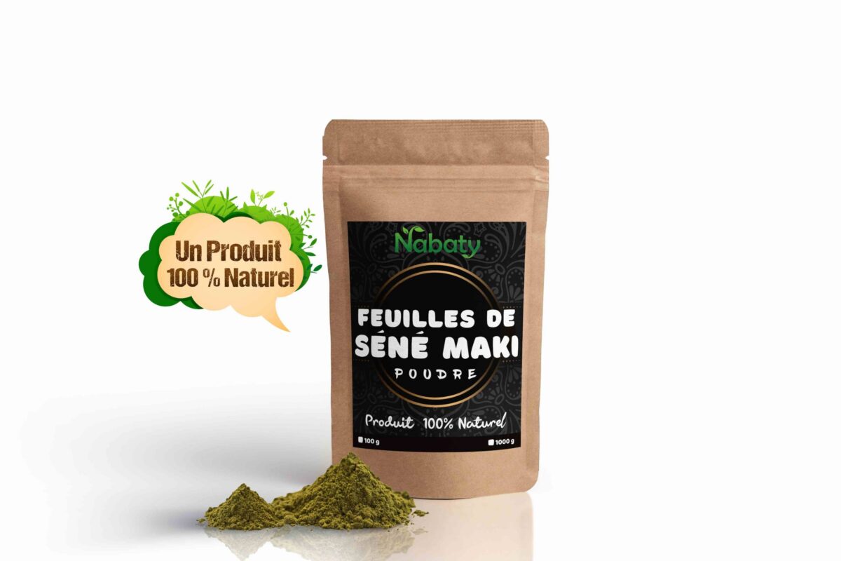 feuille de séné en poudre