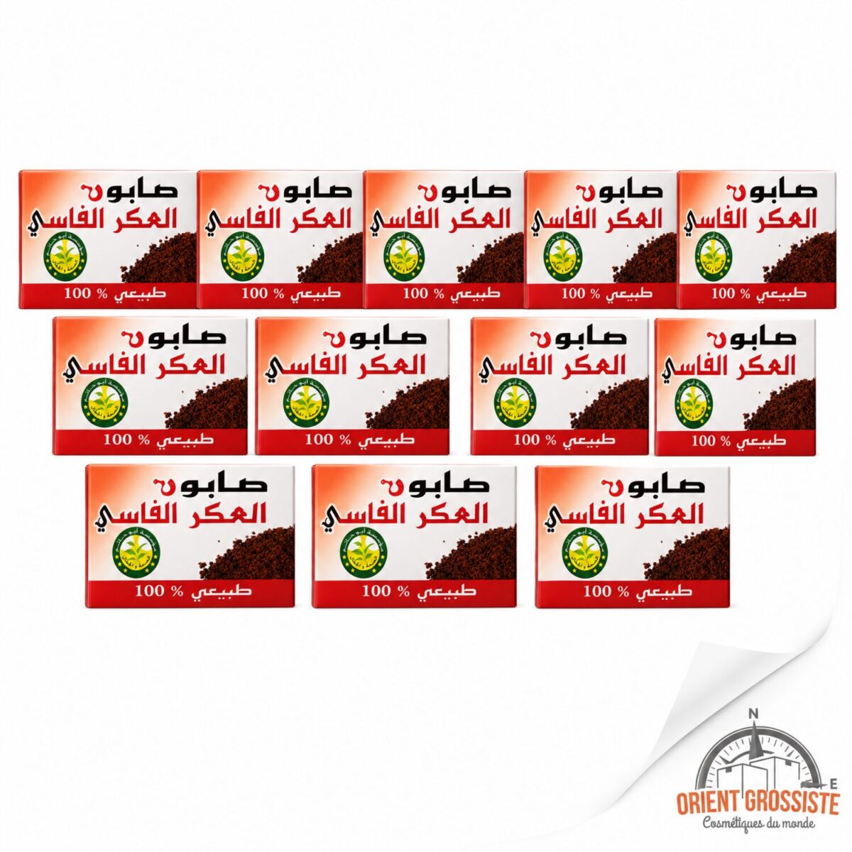 Savon Aker Fassi en gros, lot de 12 savons 100 % naturel