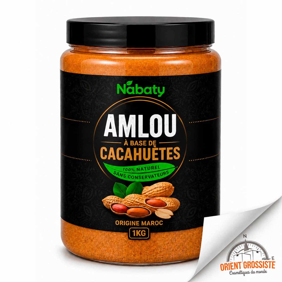 Amlou à la cacahuète en gros (Arachides) - Pot de 1kg