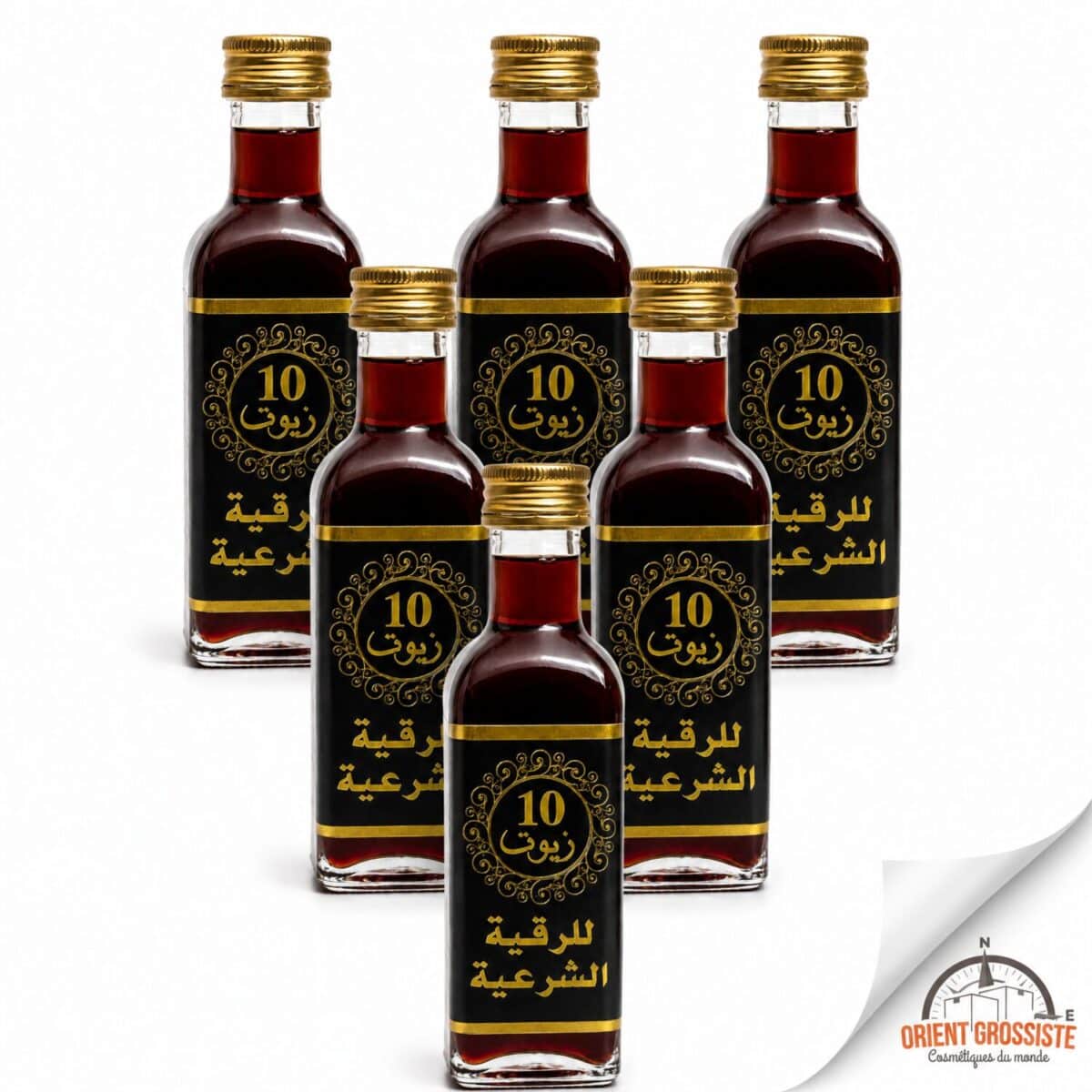 10 huiles pour la roqya en gros, lot de 6 flacons