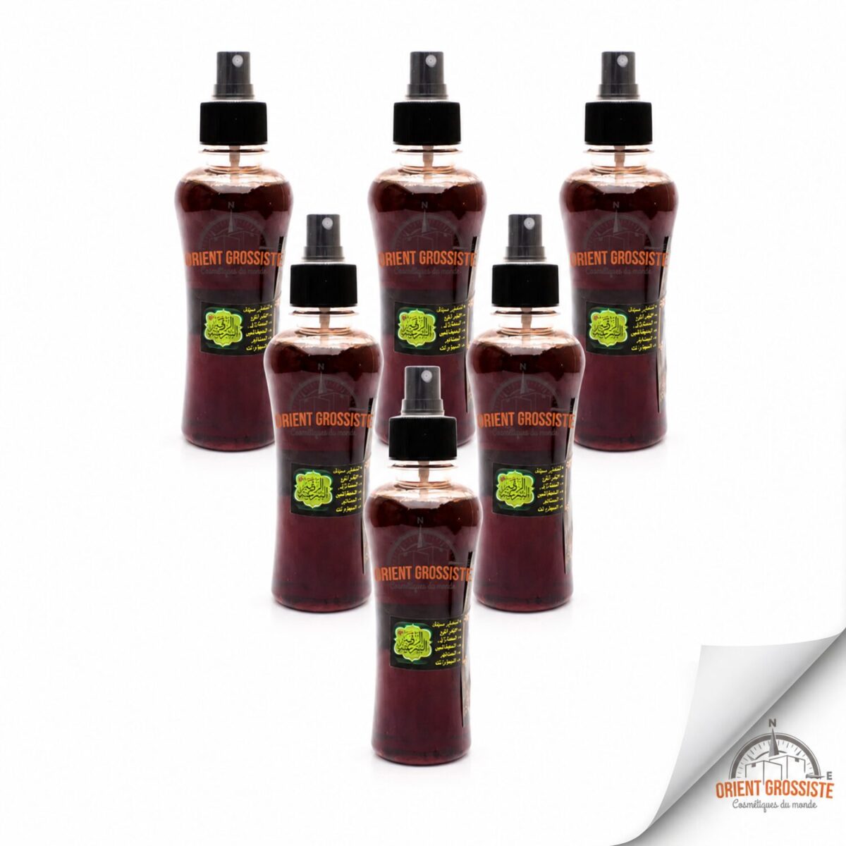 Musc noir pour la roqya en gros, lot de 6 vaporisateurs