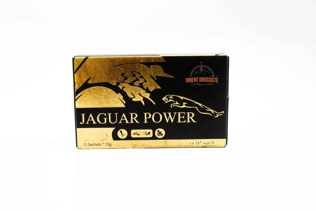 Miel afrodisíaca jaguar power (Caja de 12 sobres de 15 g)