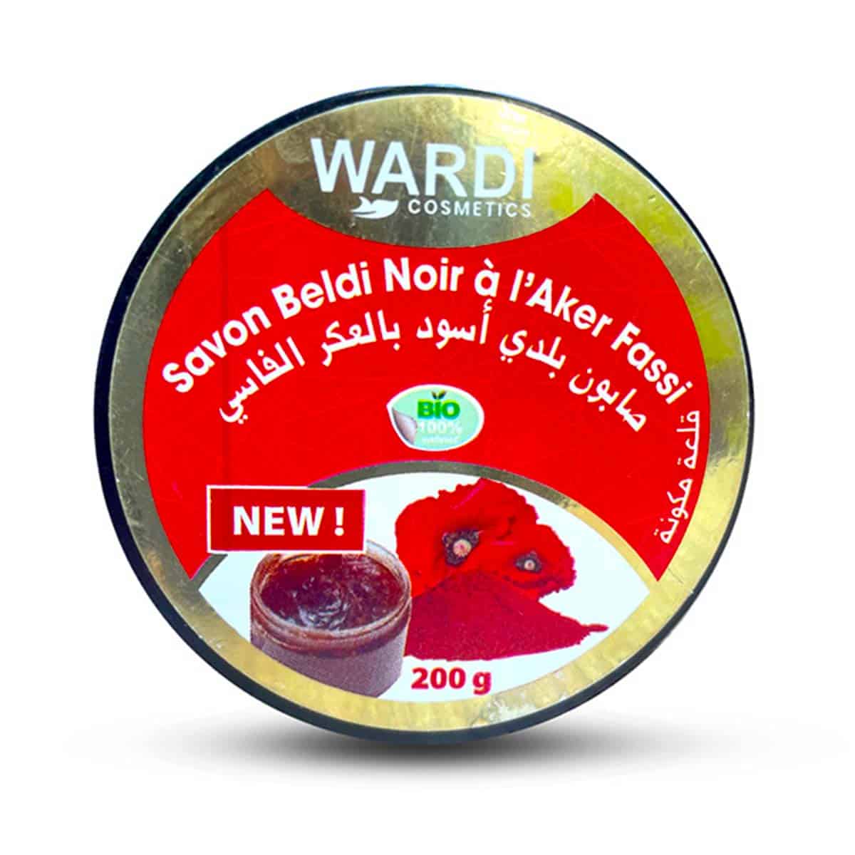Aker Fassi zwarte zeep (set van 6 potten)
