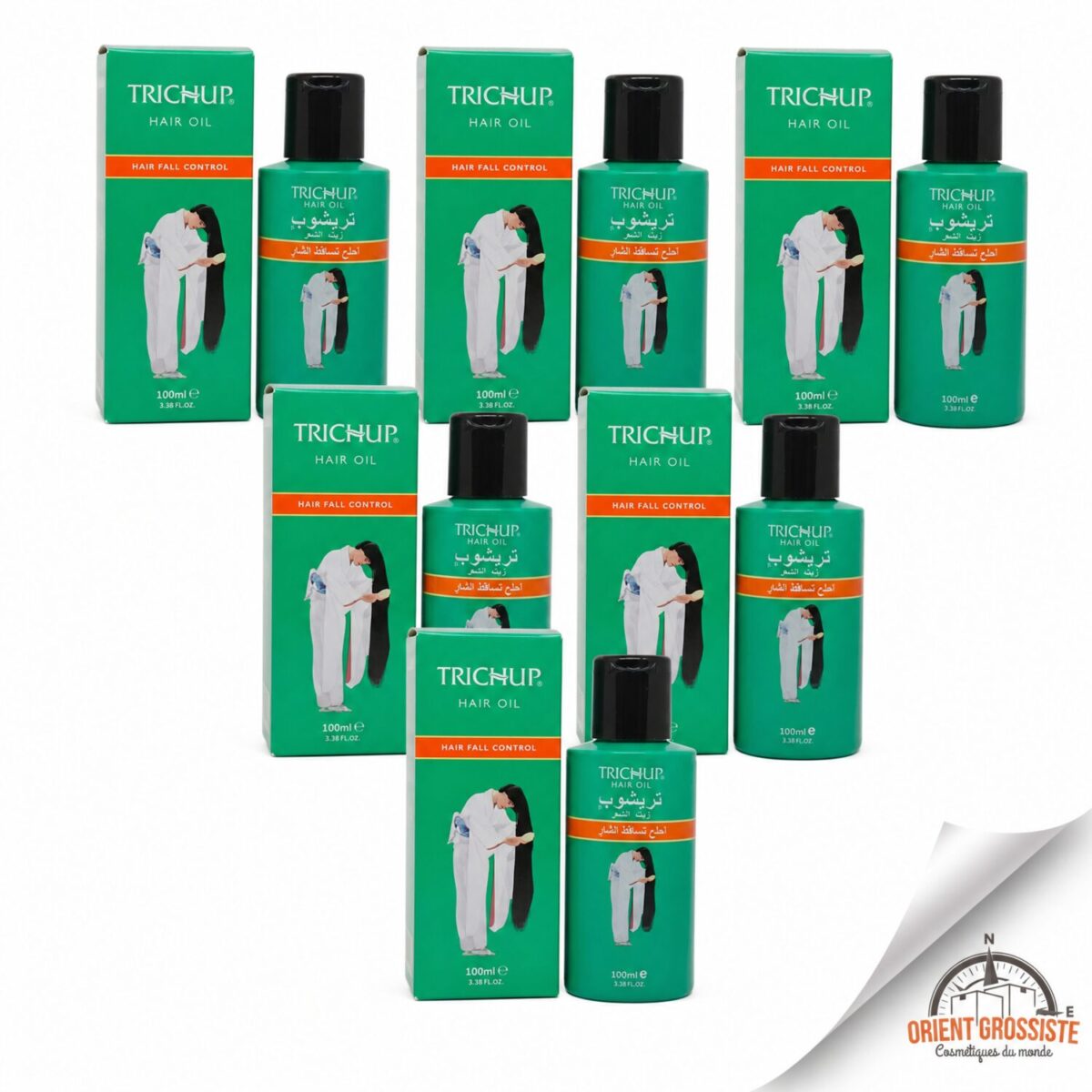Huile capillaire Trichup en gros, lot de 6 flacons de 100 ml