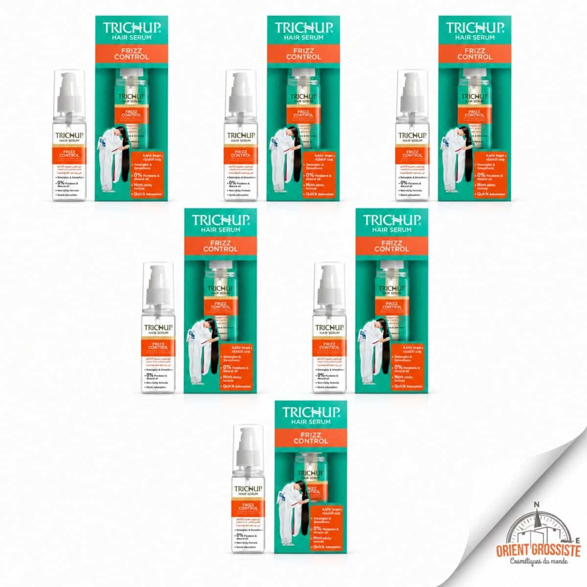 Sérum anti-frisottis Trichup en gros, lot de 6 flacons de 60 ml