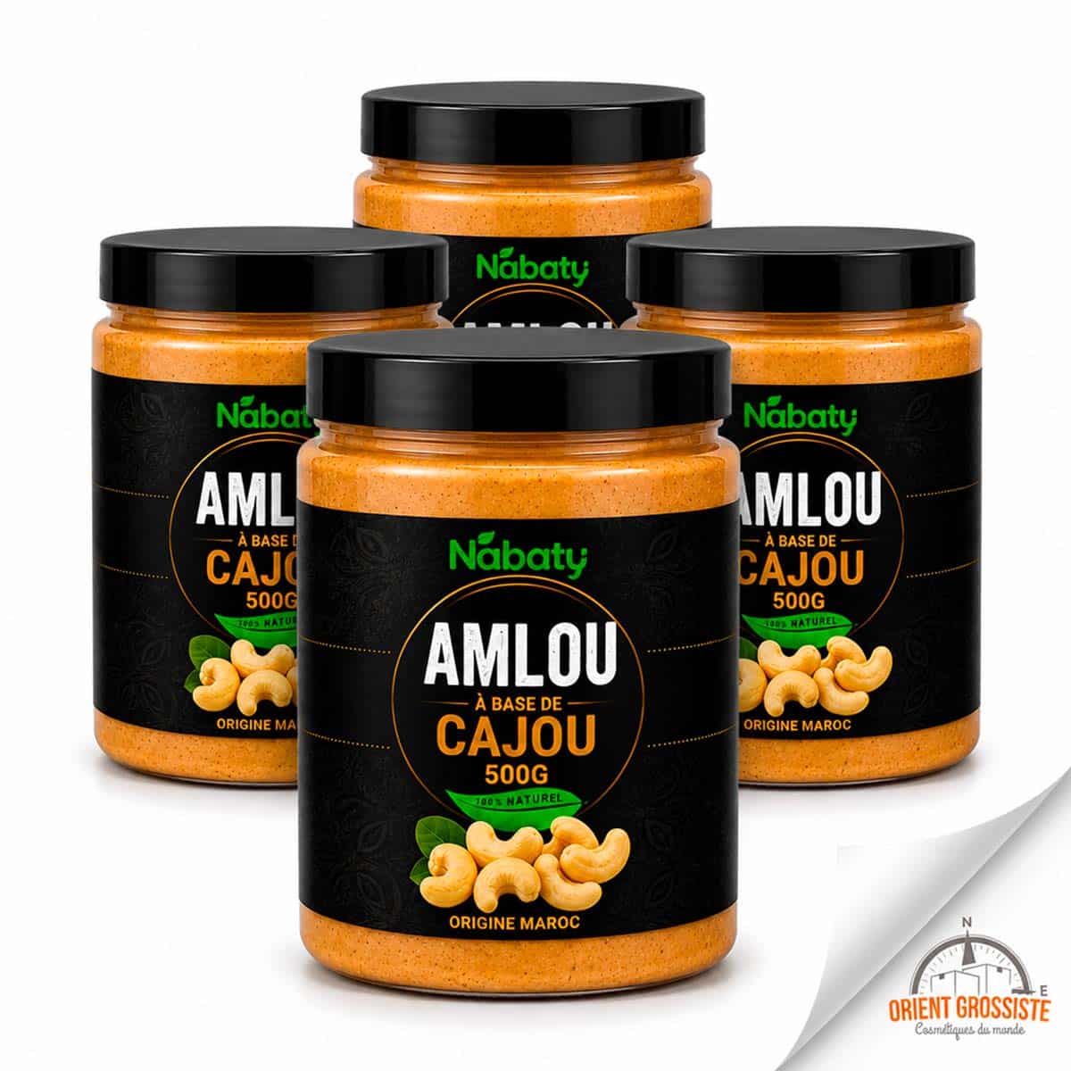 Amlou à base de Cajou - 500g - Lot de 4 pots