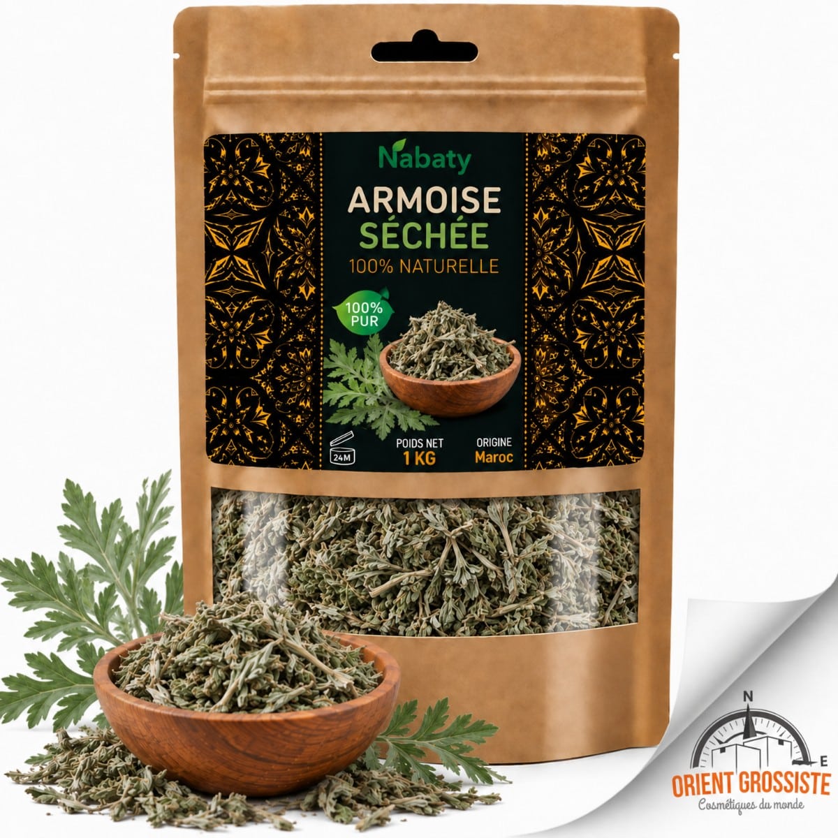 Armoise séchée en gros - 1 kg
