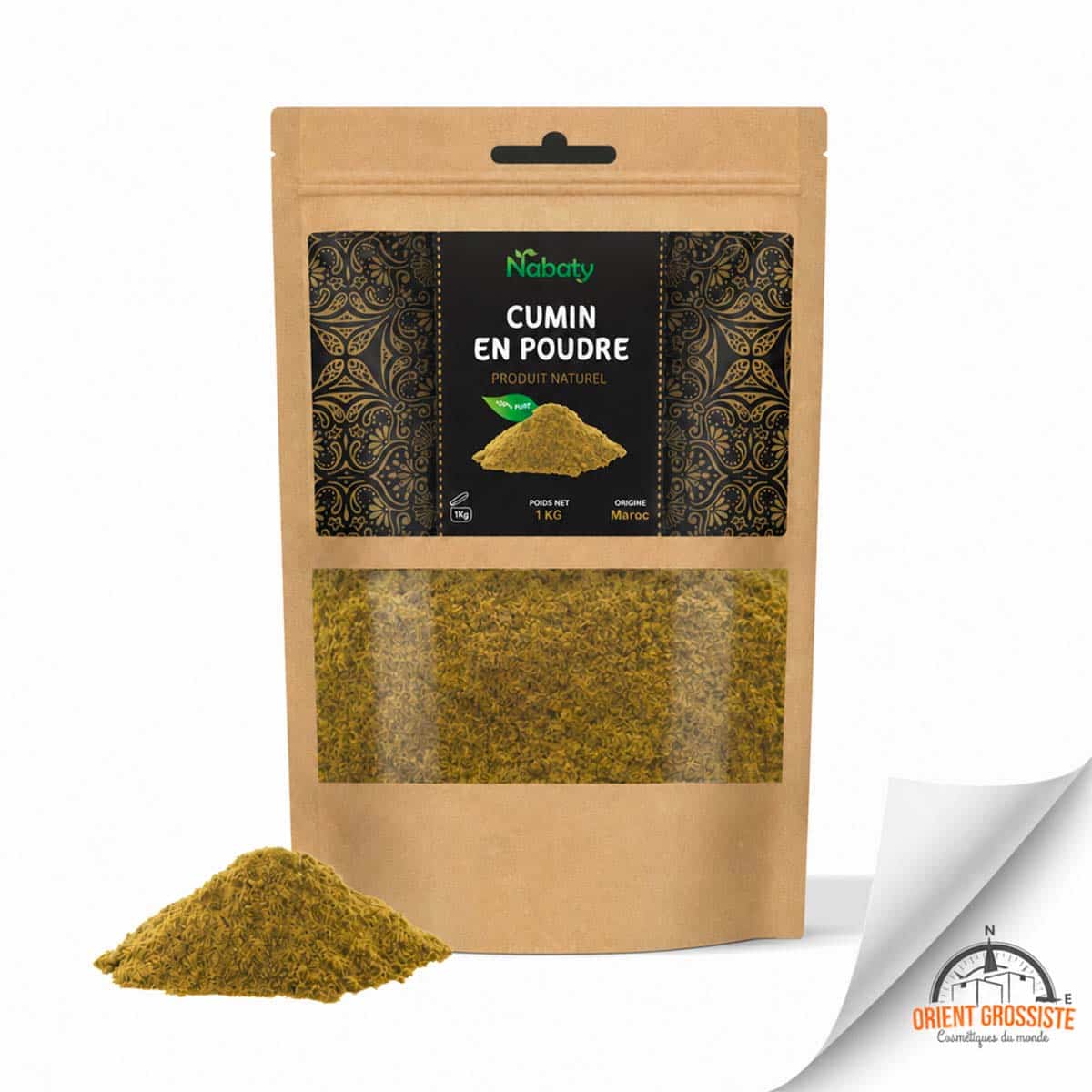Cumin en poudre en gros - 1 kg