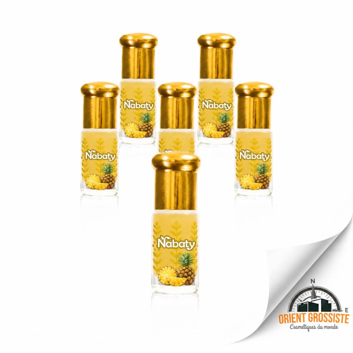 Mosc Ananas - Confezione da 6 flaconi da 3 ml, 6 ml, 12 ml - Senza alcool