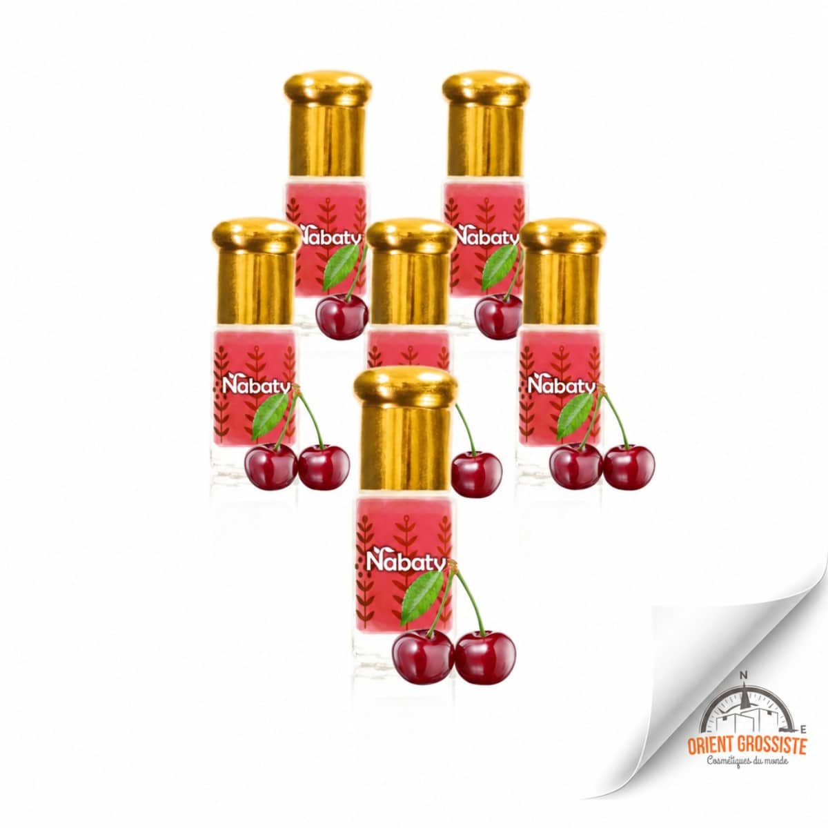 Kirschmoschus – 6er-Set mit Flakons à 3 ml, 6 ml und 12 ml – ohne Alkohol