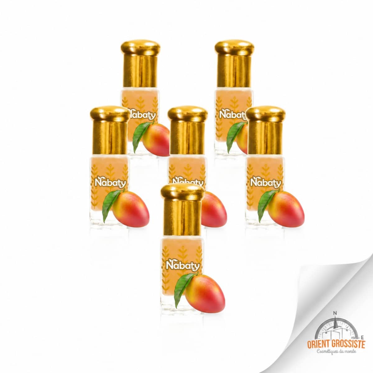 Moschus-Mango – 6er-Set mit Flakons à 3 ml, 6 ml, 12 ml – ohne Alkohol