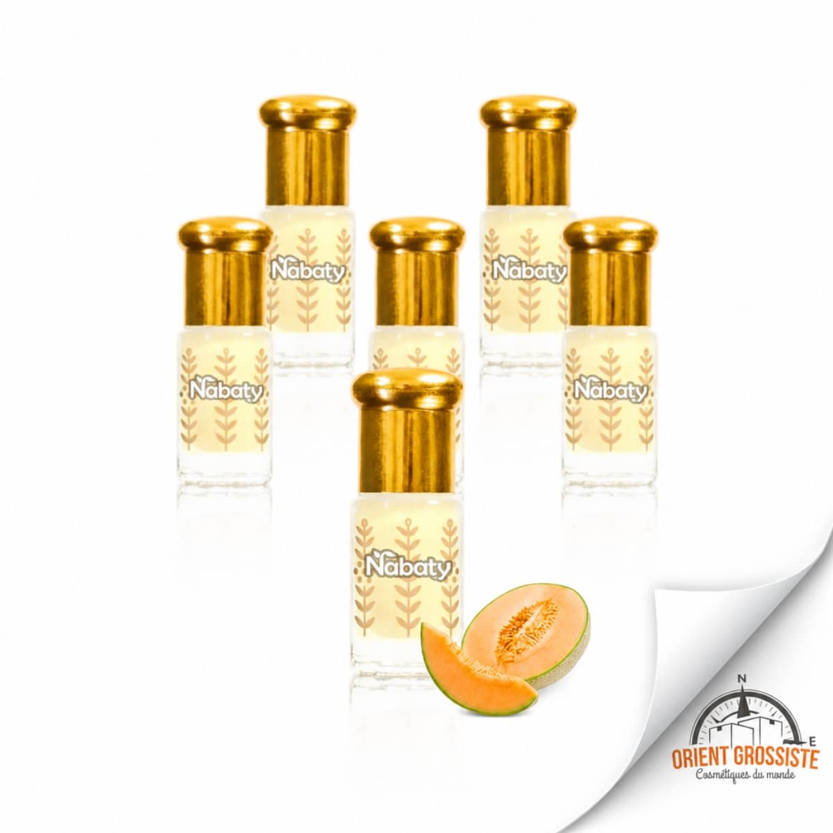Musc Melon – 6er-Set mit Flakons à 3 ml, 6 ml, 12 ml – ohne Alkohol
